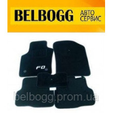 Коврики в салон ворсовые черные BYD F0, Бид Ф0, Бід Ф0
