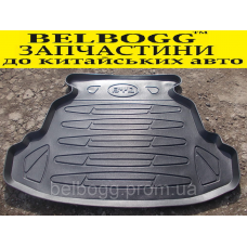 Коврик багажника резиновый черный BYD F3, Бид Ф3, Бід Ф3